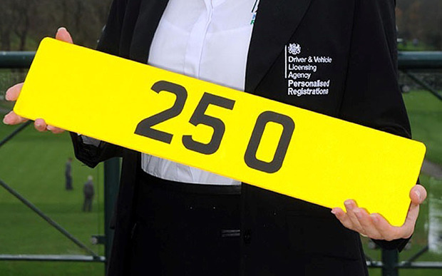 DVLA Record Number Plate