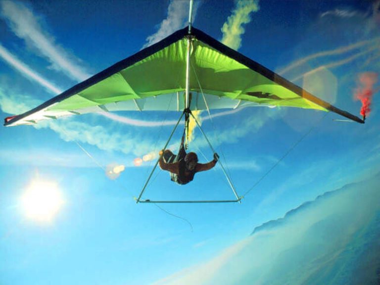 chris hang glider not attached